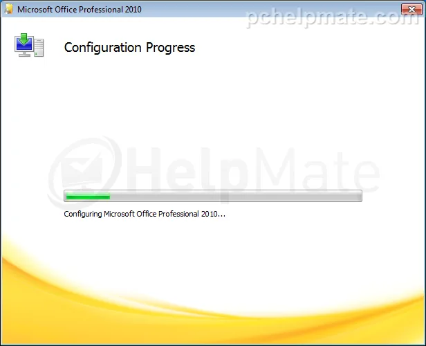 Configuración en progreso
