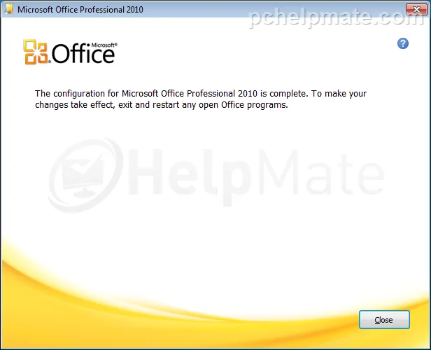 Clave de producto instalada correctamente