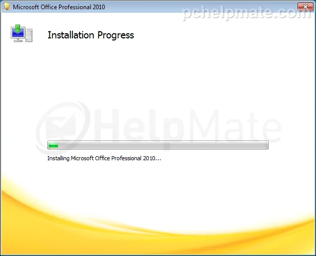 Instalación en progreso