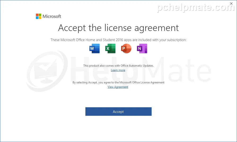 Términos de licencia de Office