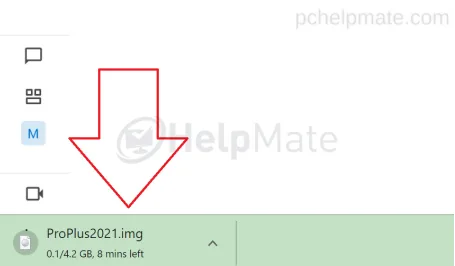 Progreso de la descarga en Chrome